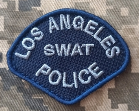 Шеврон Los Angeles Swat Police 8см