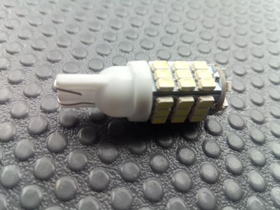 Лампа світлодіод б/ц 12V W5W T10 42SMD (12 х 06) біла | Зображення 2