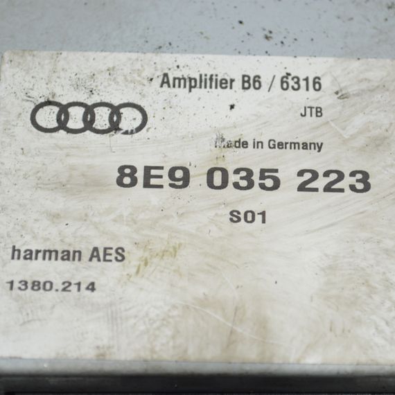 Підсилювач радіо Audi A4 B6 2000-2004 Підсилювач звуку аудіосистеми Ауді а4 б6 8E9035223 | Зображення 2