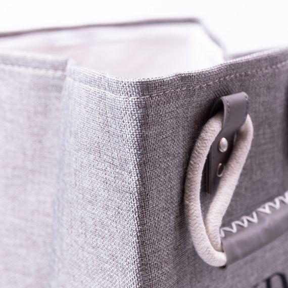 Кошик для білизни 31×26×44 (см) м'який 28 (л) Сірий HP-41-2G | Зображення 4