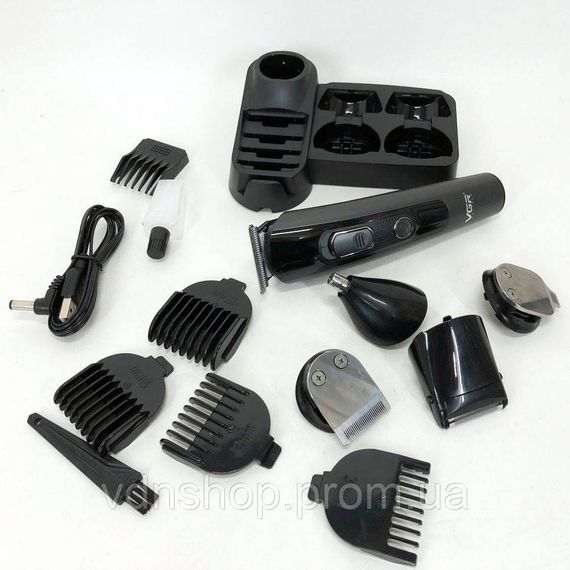 Электрическая машинка триммер для волос и бороды VGR V-175, Машинка для стрижки волос электрическая YK-60