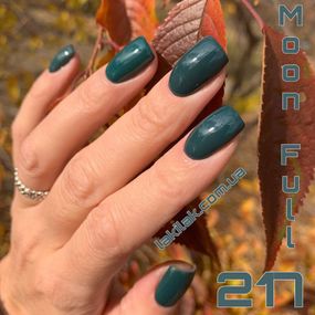 Гель-лак Moon Full №217 синьо-зелений 8мл