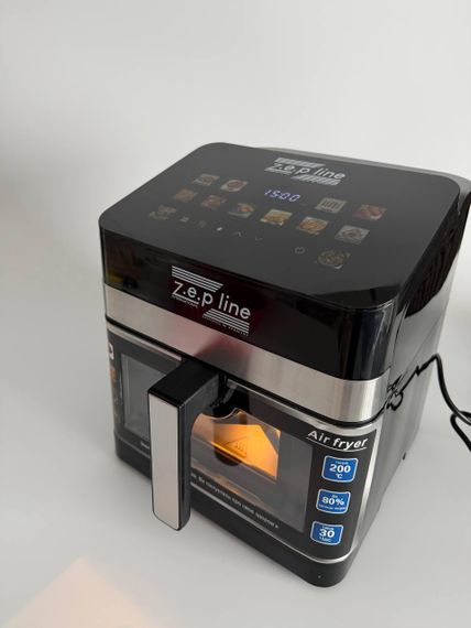 Мультифункціональна аерофритюрниця Zepline ZP-00343 на 13 л 4200 Вт на 12 програм з віконцем | Зображення 4