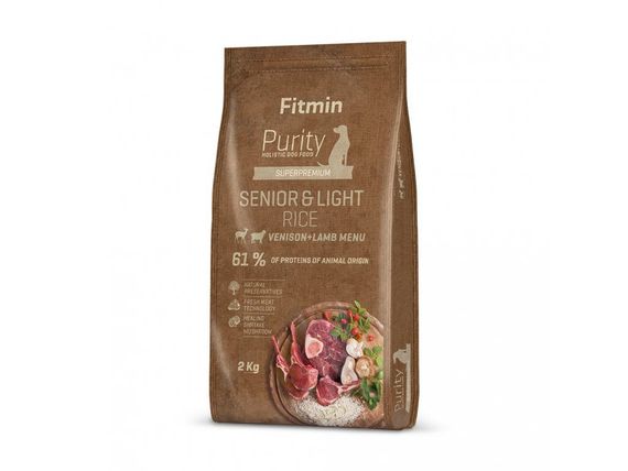 Fitmin dog Purity Rice Senior & Light Venison & Lamb, 2 кг | Зображення 1