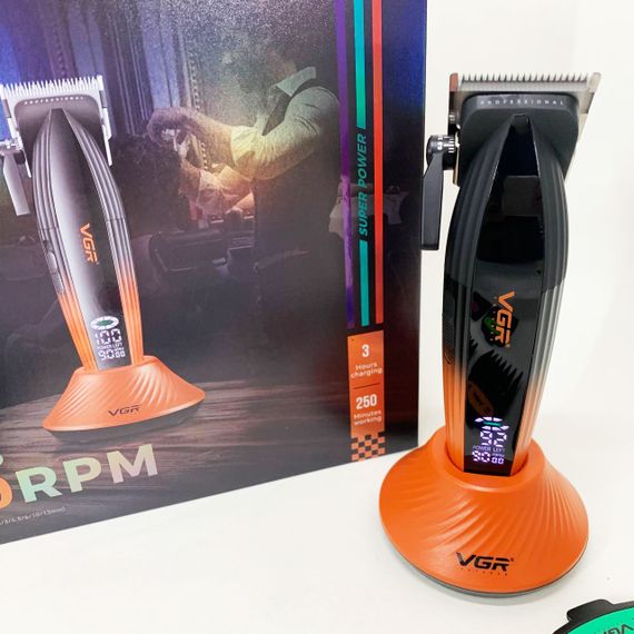 Машинка для стрижки волосся VGR V-889C керамічні леза 9000RPM | Зображення 5