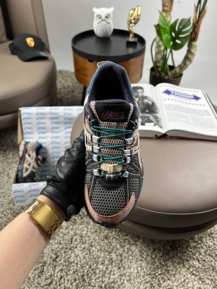 Кросівки ASICS Gel-Kahana 8 Navy Grey Pink / асікс кахана 8 текстиль  , В'єтнам 39 24.5 см | Зображення 3