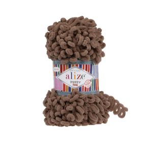 Пряжа ALIZE PUFFY FINE 466 алізе пуфі файн фантазійна нитка плюшева