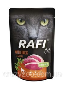 Вологий корм для котів Dolina Noteci Rafi with Duck з качкою 100 г