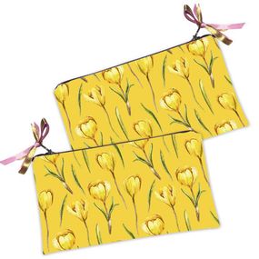 Косметичка жіноча Весенние цветы 20х12 см (K_22U014)