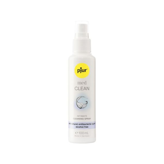 Очищувальний спрей pjur med Clean Spray 100 мл, для ніжної шкіри та іграшок, антибактеріальний
