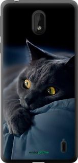 Чохол на Nokia 1 Plus Димчастий кіт "825u-1677-2448"