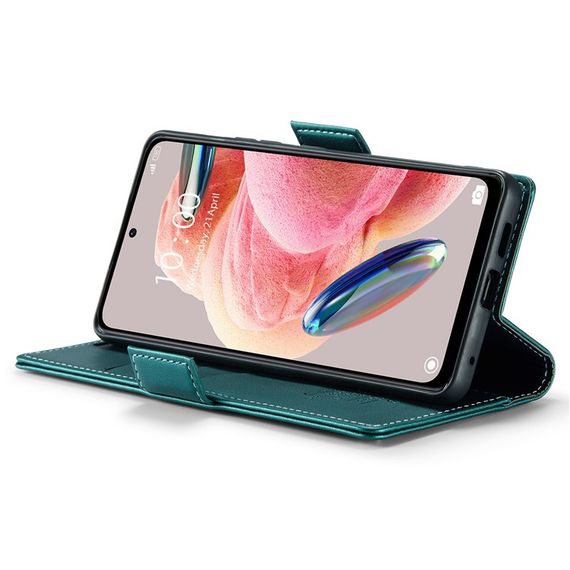 Шкіряний чохол-книжка Retro Case для Xiaomi Redmi 12 колір Зелений | Зображення 2
