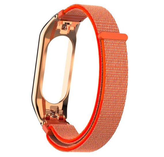Нейлоновий ремінець Primo для фітнес-браслета Xiaomi Mi Band 3 - Orange | Зображення 2