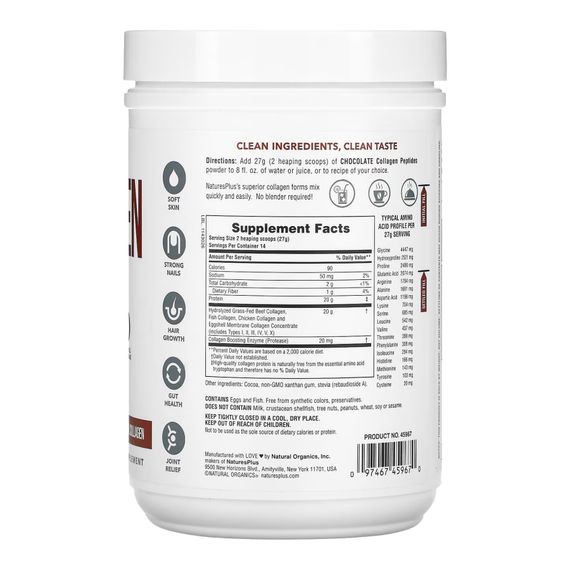 Collagen Peptides - 378g Chocolate | Зображення 1