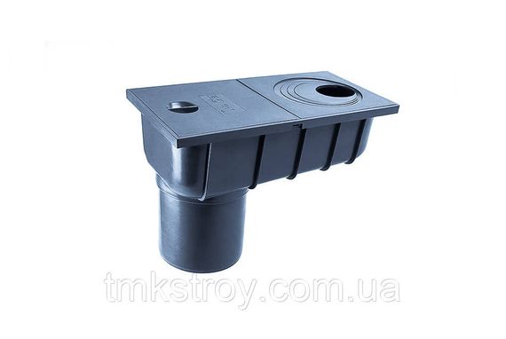 Колодец с прямым сливом водосточной системы Profil (Профиль) 130/100, графит