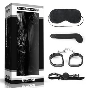 Набір БДСМ - Deluxe Bondage Kit (маска, вібратор, наручники, кляп) Sex Aura