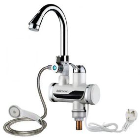 Нижнє підключення до води Проточний водонагрівач із душем