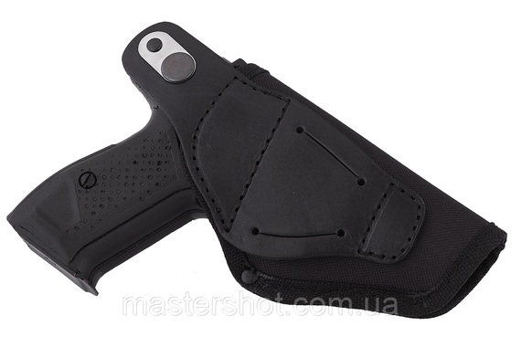 Кобура для ЛІВШІ для Форт-12 поясна  прихованого внутрішньобрючного носіння на скобі oxford 600d/ шкіра чорна 0012551 ms | Зображення 1