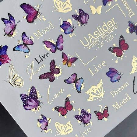 Фольгований слайдер UAslider CF 122 на водяній основі (7x10см)