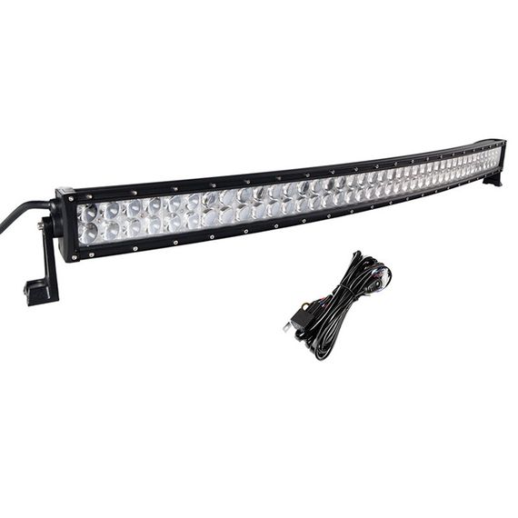 LED-балка 240W заокруглена 4D (3W х 80) 16000 Lm світлодіодний прожектор | Зображення 1