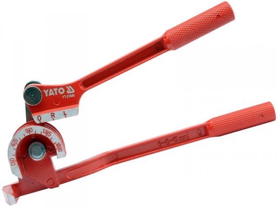 Трубогиб міні для 1/4", 5/16", 3/8" 0-180° трубогин YATO YT-21840 | Зображення 3