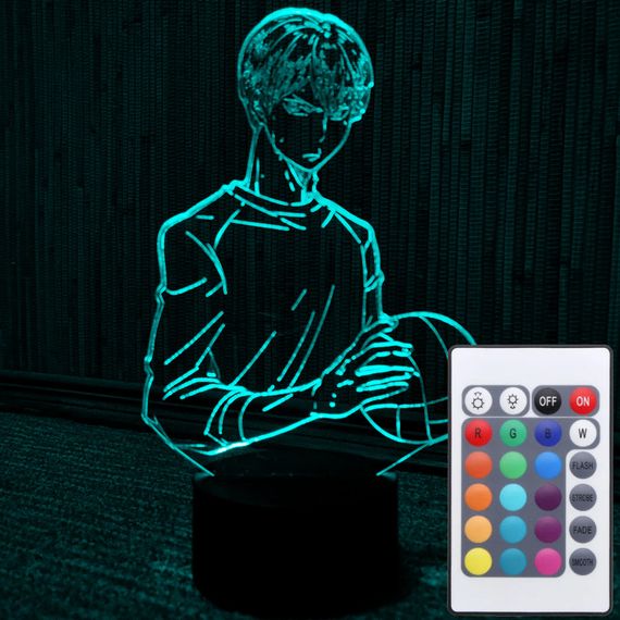 Акриловый светильник-ночник с пультом 16 цветов Тобио Кагеяма tty-n001666