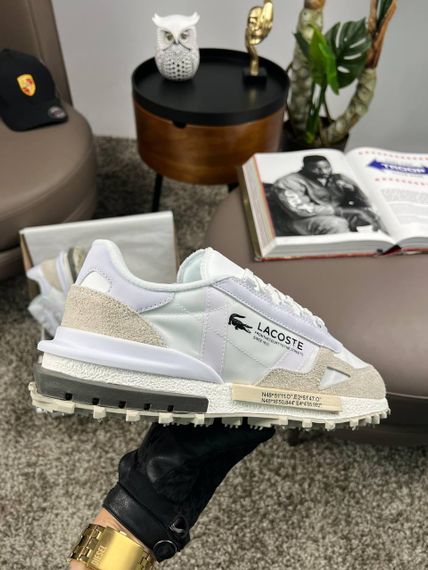 Чоловічі кросівки Lacoste Elite Active PRM White Beige (топ якість) A4393 44 28 - 28,5 см | Зображення 4