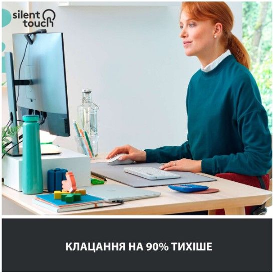 Миша Logitech Signature M650 L Wireless Off-White (910-006238) | Зображення 3