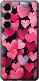 Чохол на Samsung Galaxy S23 Сердечка 4 із силікону FCh_019923