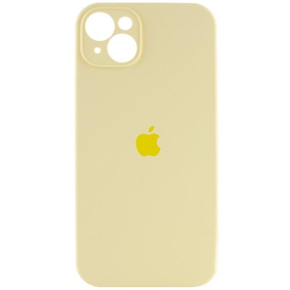 Чохол Silicone Case Full Camera Protective (AA) для Apple iPhone 15 Plus (6.7") Жовтий / Mellow Yellow