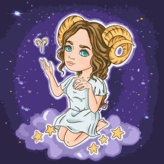 Картина по номерам "Знаки зодиака. Овен" 10097-AC 40х40 см