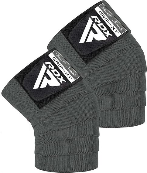 Бинты на колени RDX K1 GYM Knee Wraps Grey
