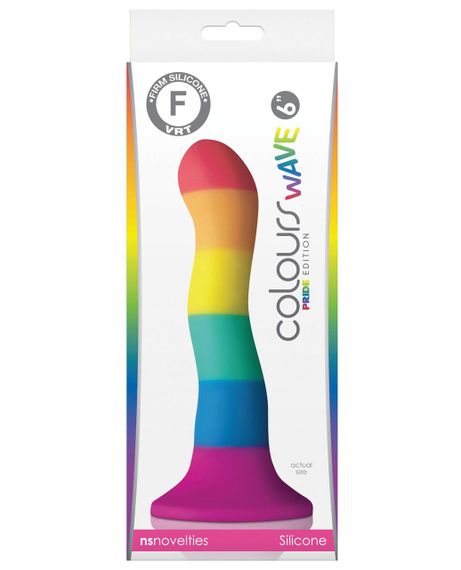 Фалоімітатор силікон NS Novelties COLOURS PRIDE EDITION 6INCH DILDO | Зображення 1