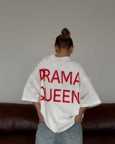 Футболка женская с принтом повседневная S Белая