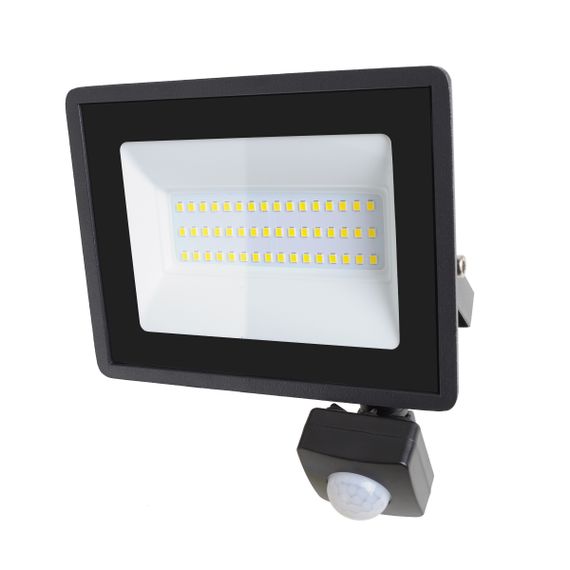 Прожектор светодиодный с датчиком движения HL-19P/37.5W CW IP65