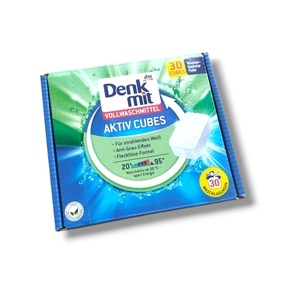 Denkmit Таблетки для прання білих та світлих речей 30шт Active Cubes