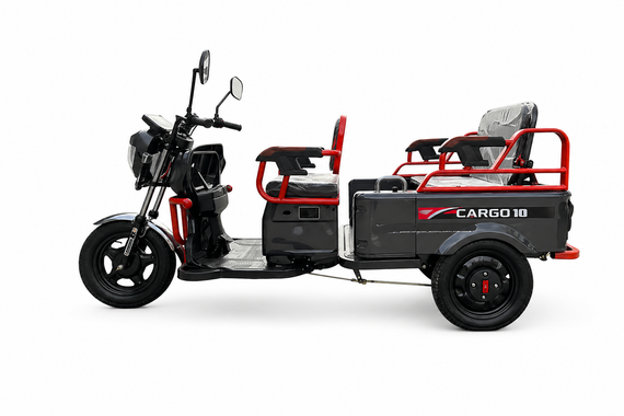 Электротрицикл Crosser CARGO 10 1000W 60V 32Ah, грузовой электроскутер с кузовом до 250 кг | Зображення 7