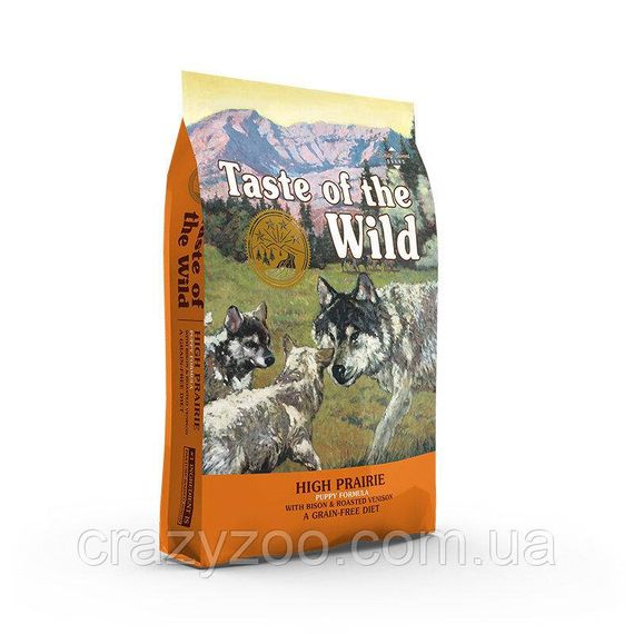 Сухий корм для цуценят Taste of the Wild High Prairie Puppy Formula з бізоном і запеченою косулею 2 кг 2577-HT18 | Зображення 1