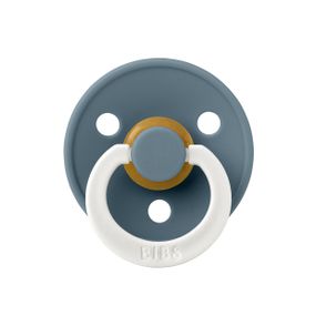 Соска пустушка Bibs Colour Petrol Night 6-18 міс нічна Латекс