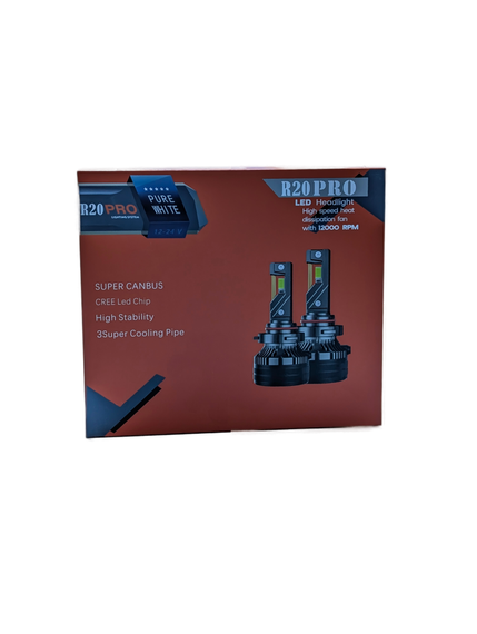 Комплект світлодіодних ламп R20 HB3 (9005) 100W Canbus 6000K 12/24V | Зображення 5