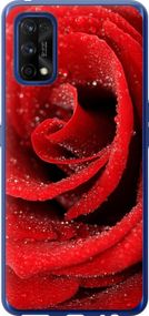 Чехол на Realme 7 Pro Красная роза "529u-2082-17620"