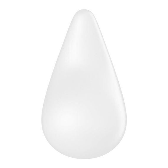 Вібратор для зовнішньої стимуляції Satisfyer Dew Drop White, 2 мотори, 12 режимів, м’який корпус | Зображення 3