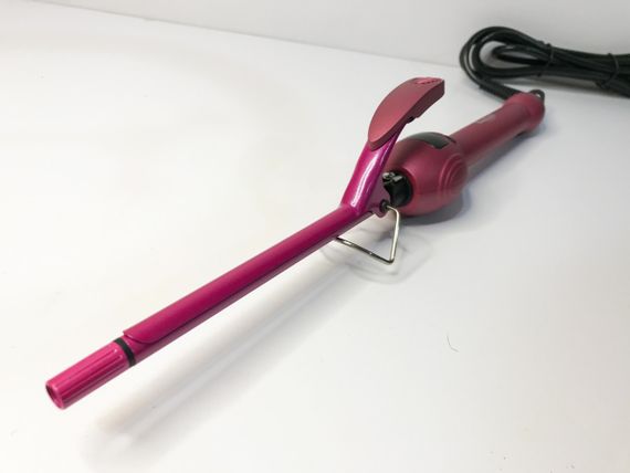 Тонка плойка для афро кучерів з затиском Kemei KM-1023 (діаметр 9мм) | Зображення 3