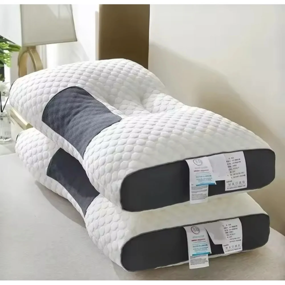 Анатомічна ортопедична подушка для сну Neck Support Massage Pillow • Подушка для шиї з ефектом пам’яті | Зображення 1