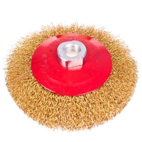 Щітка конусна "кручений дріт" 115мм, М14х2 Alloid