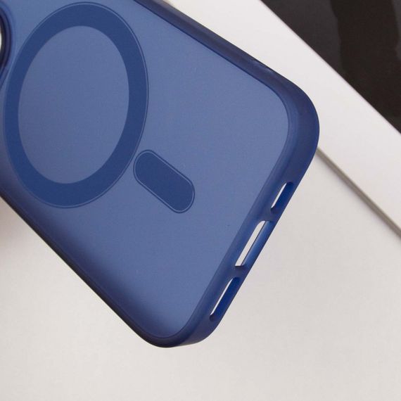 Чохол TPU+PC Lily with MagSafe для Apple iPhone 13 Pro Max (6.7") Deep Navy | Зображення 7