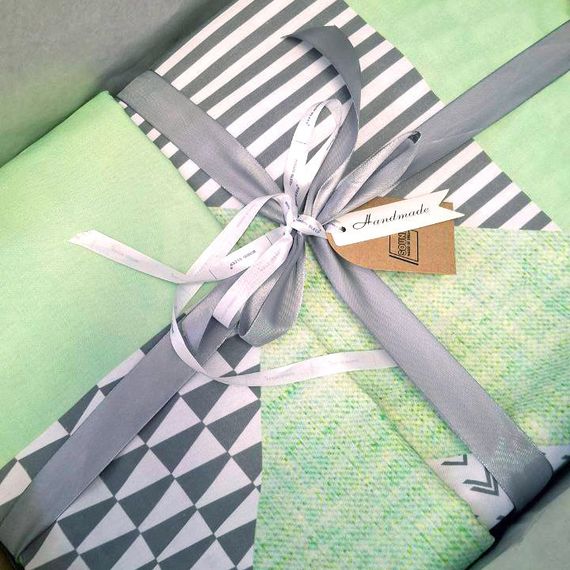 Комплект постільної білизни SoundSleep Abstract Магія відчуттів бязь Полуторний 145х215 см зелений (2800004889353) | Зображення 4