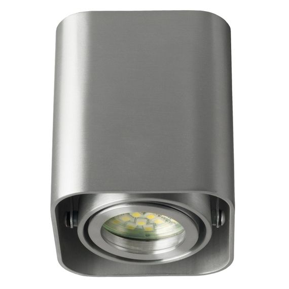 Подсветка тубус накладная AL-82/1 GU10 Alum IP20 MR16