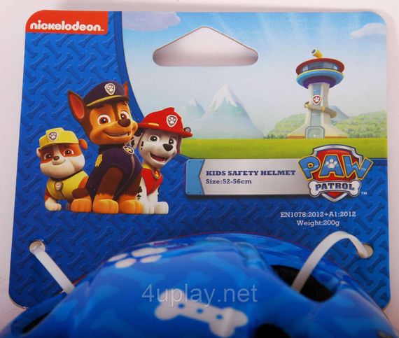 Детский велосипедный шлем Щенячий патруль Оригинал Paw Patrol Cycling helmet 52-56 см | Зображення 7
