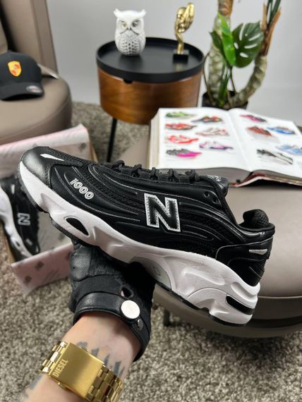 Чоловічі кросівки New 1000 Black White Динамика твоего стиля весна / лето / осень A4128 45 28,5- 29 см | Зображення 6